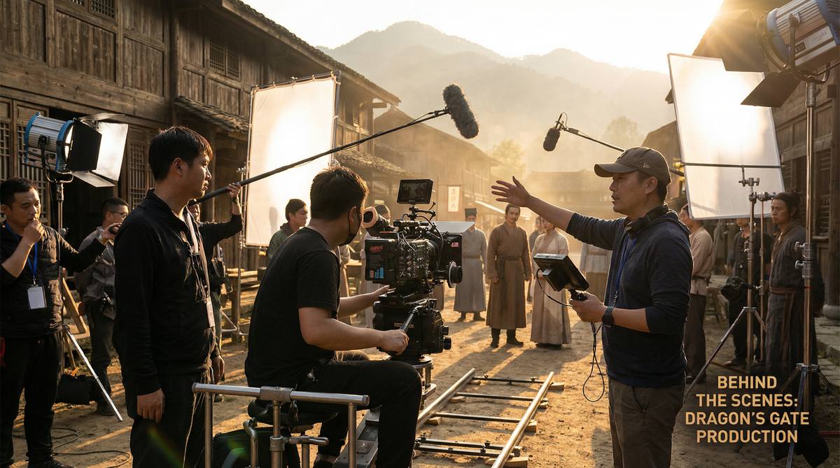 探花传媒影视制作现场